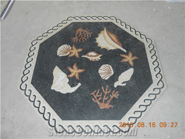 Marble Mosaic Design Pattern Flooring Mosaic Tiles