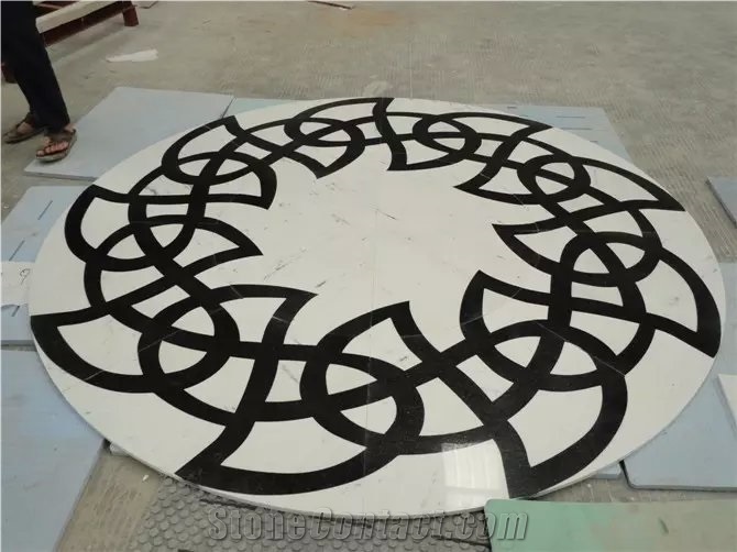 Mosaic Medallion Carpet Medallions Natural Marble Pattern