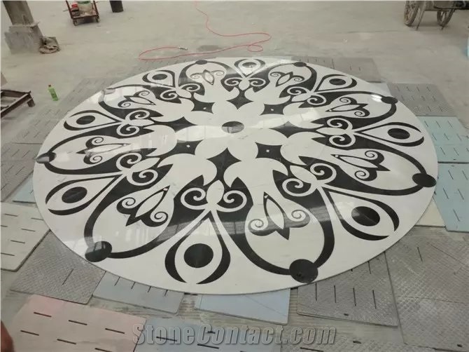 Mosaic Medallion Carpet Medallions Natural Marble Pattern