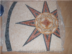 Natural Marble Mosaic Floor Medallions
