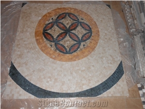 Natural Marble Mosaic Floor Medallions