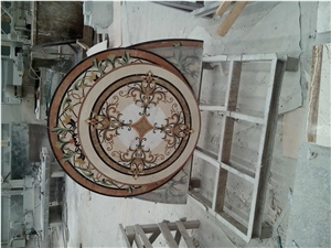 Natural Stone Waterjet Medallion
