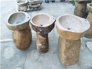 River Stone Wash Basin, Granite Wash Basin