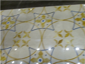 Waterjet Medallions Pattern, Marble Medallions Slabs
