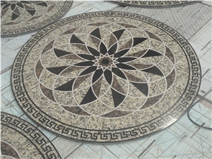 Waterjet Medallions Pattern, Marble Medallions Slabs