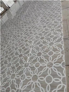 Waterjet Medallions Pattern, Marble Medallions Slabs