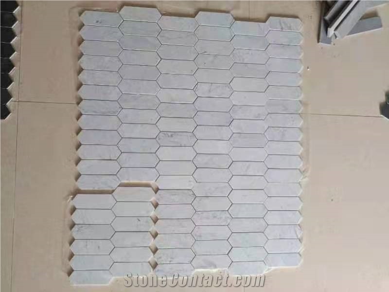 Waterjet Mosaic Style Mosaic Pattern Marble Wall Tile Mosaic