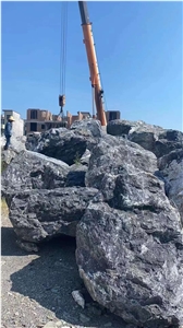 Basalt Landscaping Boulders For Garden Design Projects