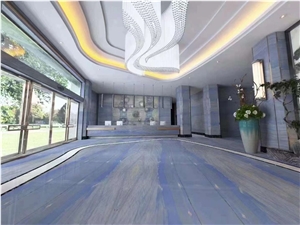Luxurious Macaubas Blue Quartzite For Highest End Project
