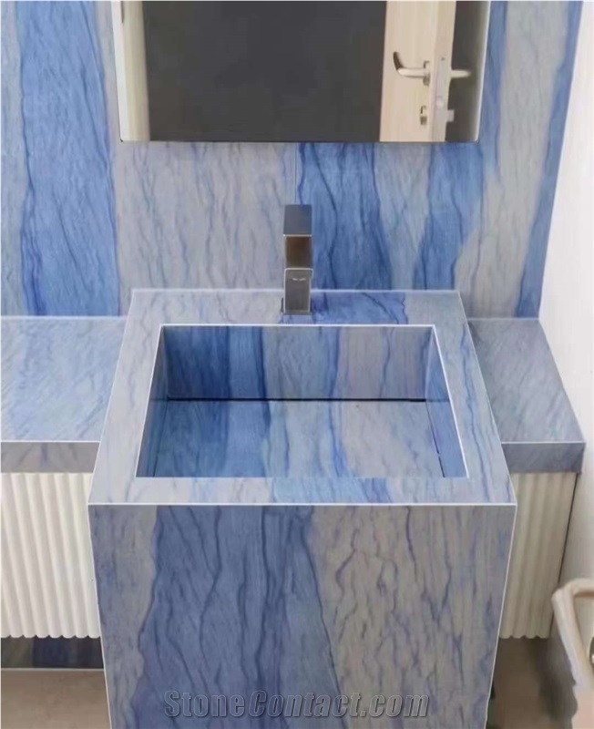 Luxurious Macaubas Blue Quartzite For Highest End Project