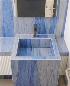 Luxurious Macaubas Blue Quartzite For Highest End Project