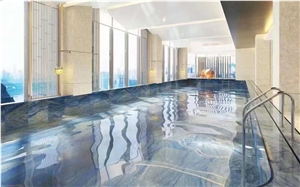 Luxurious Macaubas Blue Quartzite For Highest End Project