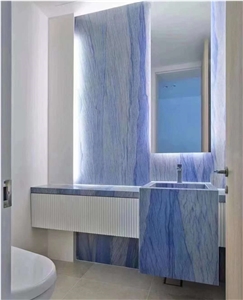 Luxury High Quality Macaubas Blue Quartzite Slabs