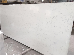 Artificial Carrara Quartz Bathroom Vanity Countertop
