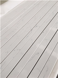 Artificial Carrara Quartz Bathroom Vanity Countertop