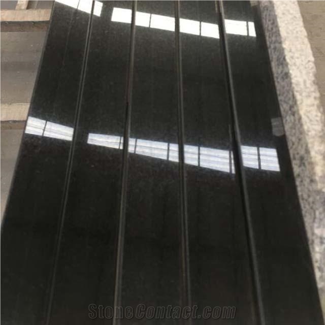Absolute Black Granite-Shanxi Black Granite Drop In Sink Kitchen Tops