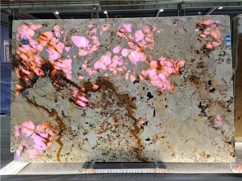 Beautiful White Quartzite Big Slab For Hotel Project