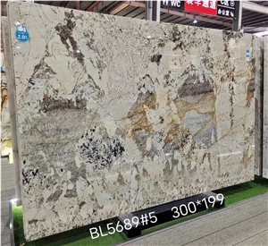 Beautiful White Quartzite Big Slab For Hotel Project