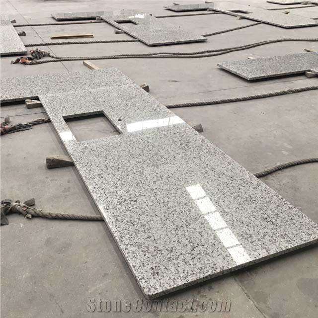 China Cheap Bala White Granite Stone L Shape Countertops