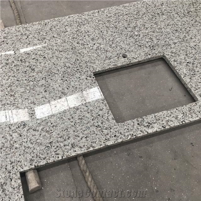China Cheap Bala White Granite Stone L Shape Countertops
