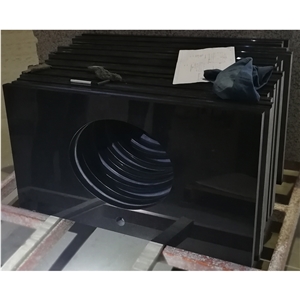 Fast Delivery Black Polishing Granite Countertops For Project