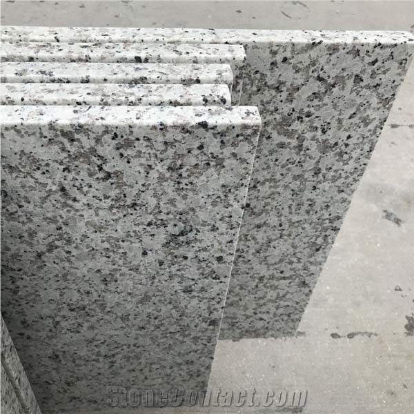Flat Edge 3Cm Bala White Granite Worktops Bench Tops