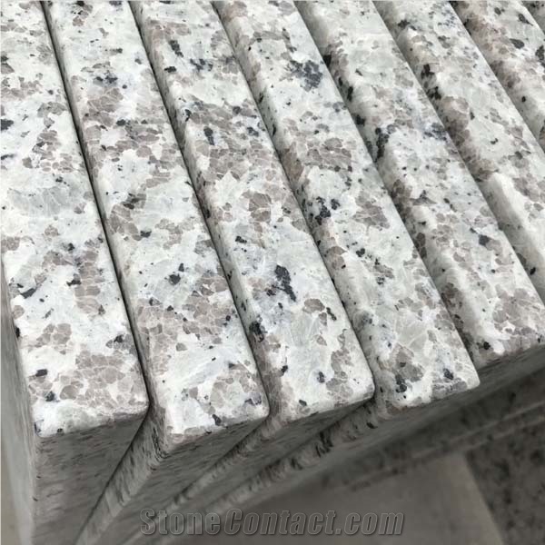 Flat Edge 3Cm Bala White Granite Worktops Bench Tops