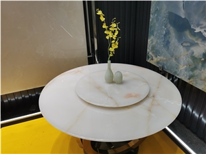 Home Furnite Natural Stone Onyx Cafe Table Desk