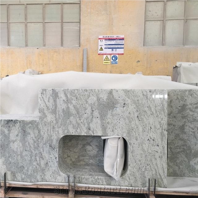Imported Granite Andromeda White Polishing Kitchen Tops