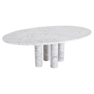 Modern Design Carrara White Natural Marble Center Table
