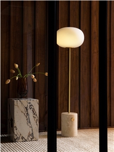 Modern Natural Stone Plinth Table Desk