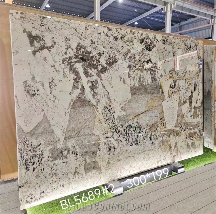 Pandora Quartzite Slab Tile For Tv Background