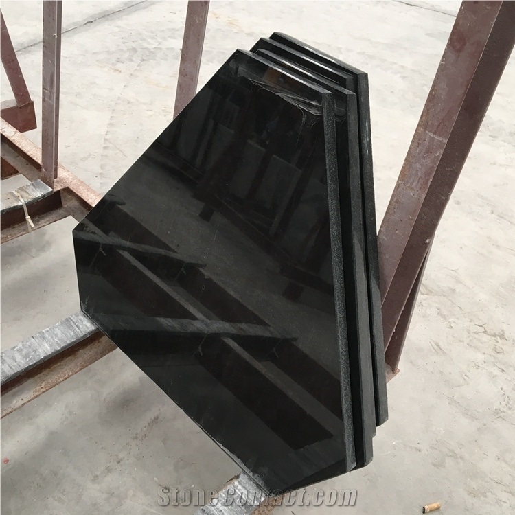 Popular Round Black Granite Coffee Table Top Desk Tops
