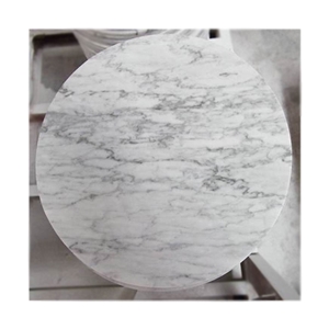 Resistant Round Stone Dining Coffee Marble Table Top