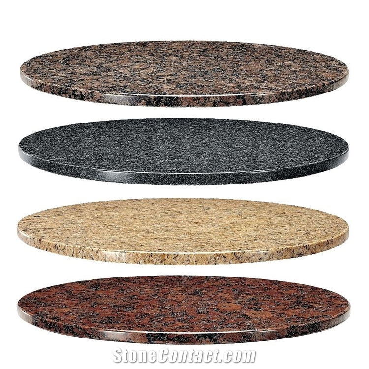 Resistant Round Stone Dining Coffee Marble Table Top
