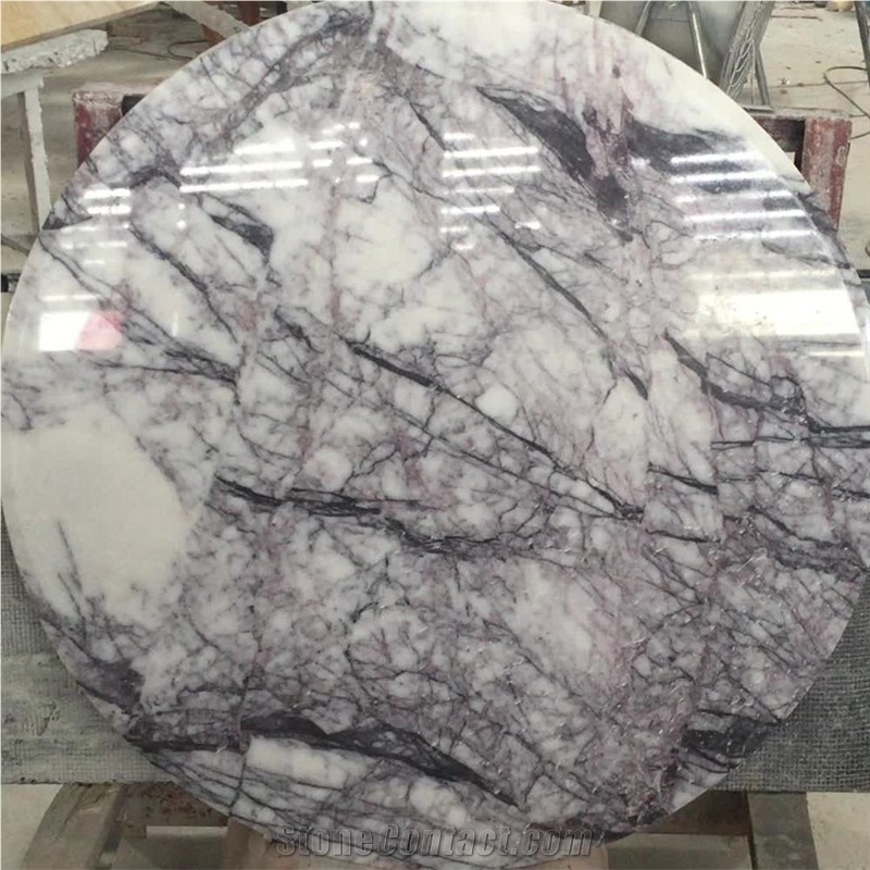 Round Natural Marble Coffee Center Dining Table Top