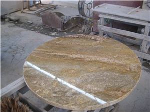 Round Natural Marble Coffee Center Dining Table Top