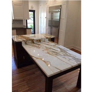 Superior Quality Calacatta Gold Marble Countertop
