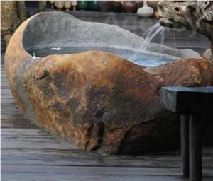 Nature River Stone Sink, River Stone Bathroom Basin
