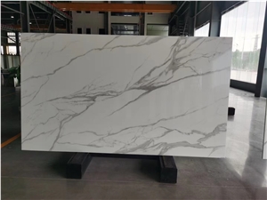 Calacatta Gold Nano Glass Crystallized Slabs Artificial