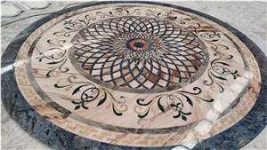 Composite Marble Floor Medallions