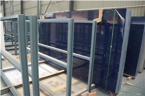 Polished Crystal Blue Quartz, Slabs