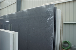 Polished Crystal Grey Quartz, Slabs Polished Crystal Grey Quartz, Slabs