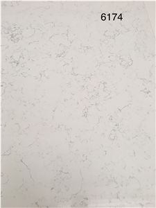Xiamen Carrara White Quartz Big Slabs