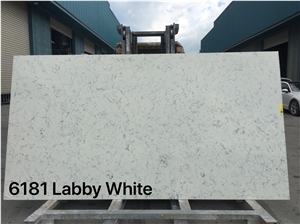 Xiamen Carrara White Quartz Big Slabs
