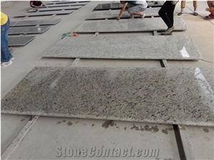 Brazil White Rose Granite Polished Countertops Slabs Tiles