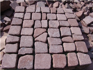 G666 Shouning Red Granite, Cube Cobble Stone G666 Shouning Red Granite, Cube Cobble Stone