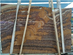 Tiger Onyx Pakistan Bookmatch Slabs Tiles Wall Cladding