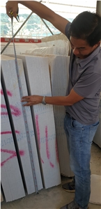 White Crystal Vietnam Marble Slabs