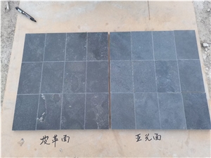 Chinese Customized Leathered Surface Bluestone Tiles